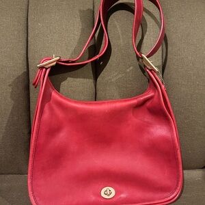 Vintage Coach Legacy Crescent Saddle Bag style #9718